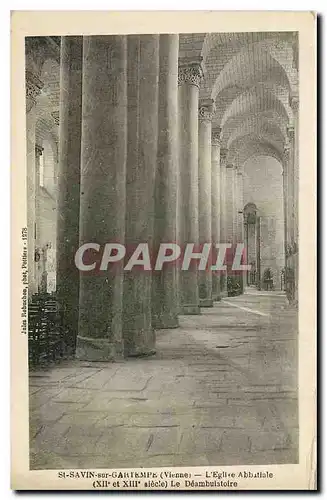 Cartes postales St Savne sur Gartempe Vienne l'Eglise Abbatiale