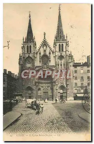 Cartes postales Lyon l'Eglise Saint Nazier