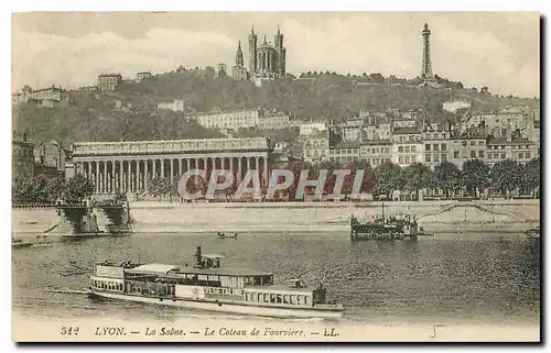 Ansichtskarte AK Lyon La Saone Le Coteau de Fourviere