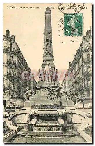 Cartes postales Lyon Monument Carnot
