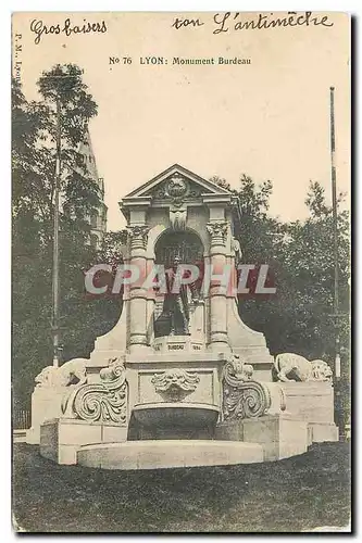Cartes postales Lyon Monument Burdeau