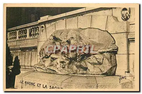 Cartes postales Lyon Rhone Le Rhone et la Saone