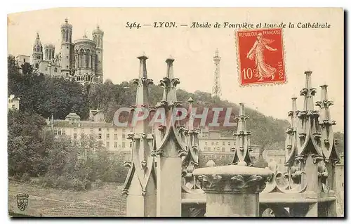 Ansichtskarte AK Lyon Abside de Fourviere et Jour de la Cathedrale