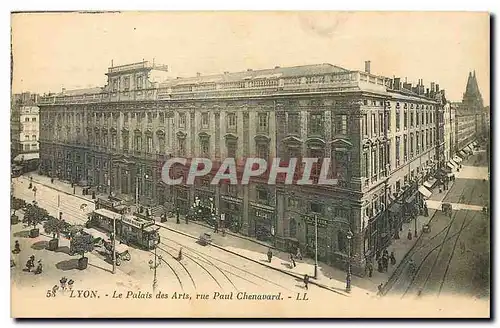 Ansichtskarte AK Lyon Le Palais des Arts rue Paul Chenavard