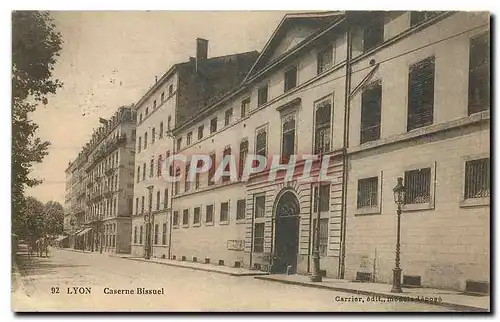 Cartes postales Lyon Caserne Bissuel Militaria