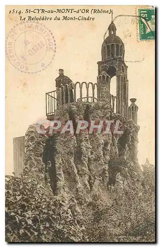 Cartes postales St Vyr au Mony d'Or Rhone Le Belvedere du Mont Cindre