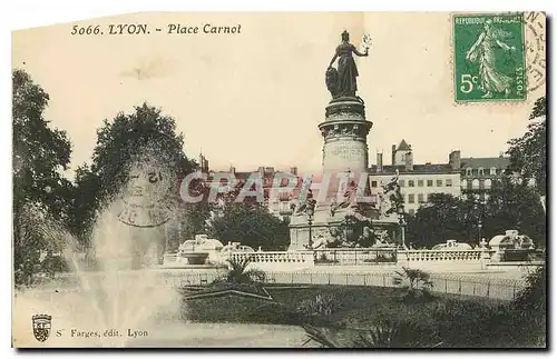 Cartes postales Lyon Place Carnot
