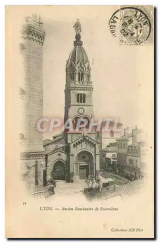 Cartes postales Lyon Ancien Sanctuaire de Fourvieres