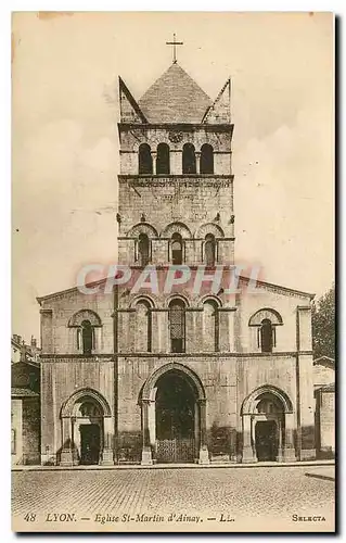 Ansichtskarte AK Lyon Eglise St Martin D'Ainay