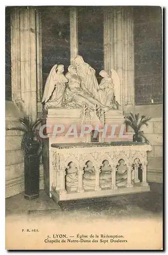 Cartes postales Lyon Eglise de la Redelption Chapelle de Notre Dame de Sept Douleurs