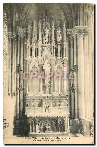 Cartes postales Lyon Eglise de la Redemption Chapelle du Sacre Coeur
