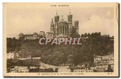 Ansichtskarte AK Lyon illustre Basilique de N D de Fourviere l'Abside