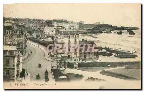 Cartes postales Biarritz Vue generale