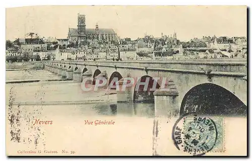 Cartes postales Nevers Vue generale