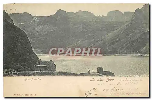 Cartes postales Htes Pyrenees Le Lac Bleu