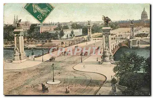 Ansichtskarte AK Paris Le pont Alexandre II Vue prise du Palais