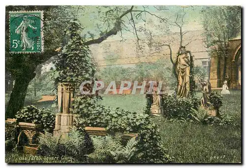 Cartes postales Paris Square Cluny