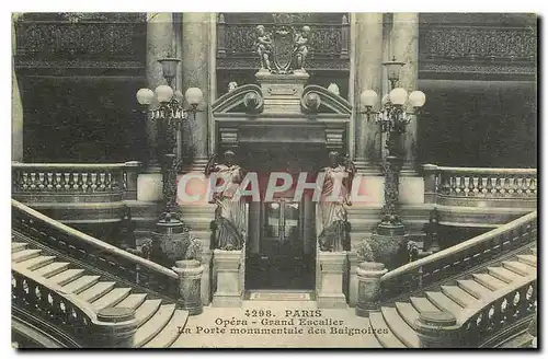 Ansichtskarte AK Paris Opera Grand Escalier la Porte monumentale des Baignores