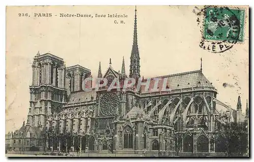 Ansichtskarte AK Paris Notre Dame fuce laterale