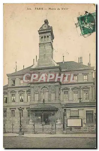 Cartes postales Paris Mairie du XVII