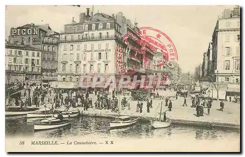 Cartes postales Marseille La Cannebiere