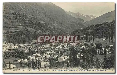 Cartes postales Luz H Pyr Vue Generale prise de la Chapelle de Solferino