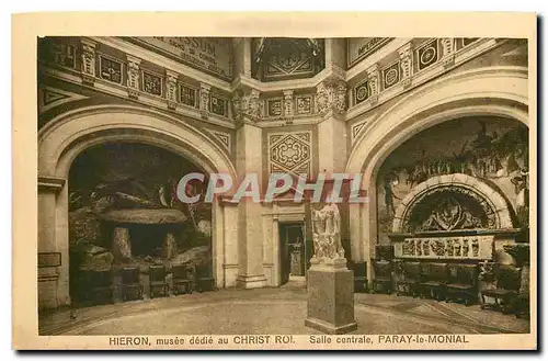Cartes postales Hieron Musee dedle au Christ roi Salle centrale Paray le Monial