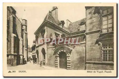 Cartes postales Dijon Hotel de Vogue Facade