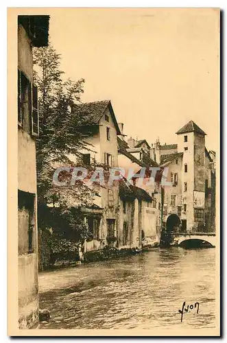 Cartes postales Annecy Haute Savoie Un coin de la Vieille Ville en bordure du Canal du Thiou