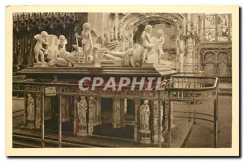 Ansichtskarte AK Bourg en Bresse l'Eglise de Brou Le Mausolle de Philibert le Beau