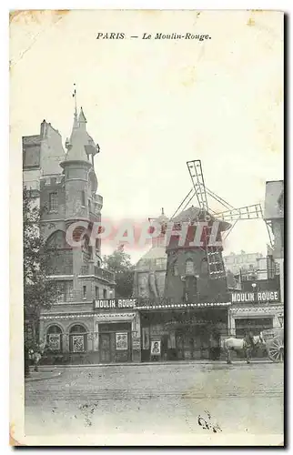 Cartes postales Paris Le Moulin Rouge