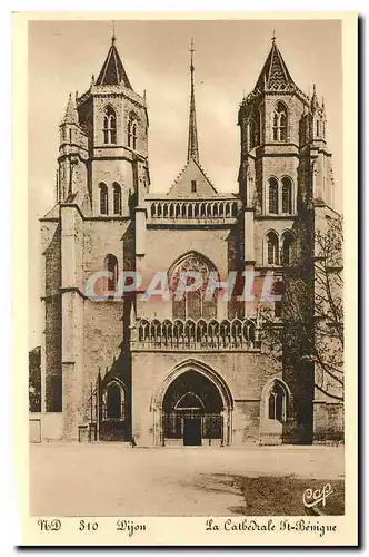 Ansichtskarte AK Dijon La Cathedrale St Benigne