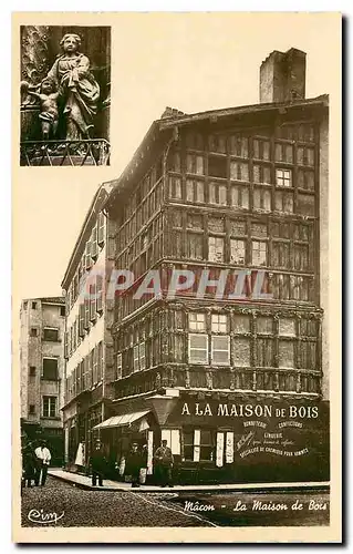 Ansichtskarte AK Macon La Maison de Bois