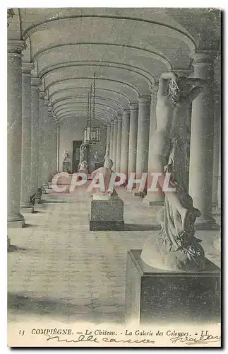 Cartes postales Compiegne Le Chateau Le Galerie des Colonnes