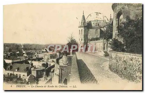 Ansichtskarte AK Dreux Le Chemin de Ronde du Chateau