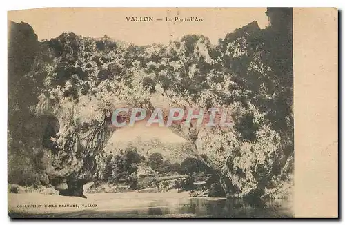 Cartes postales Vallon Le Pont d'Arc