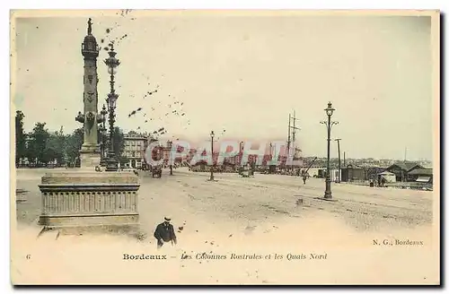 Cartes postales Bordeaux Les Volonnes Restrules et les Quais Nord