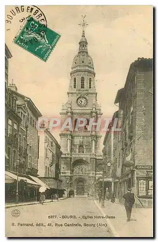 Cartes postales Bourg Eglise Notre Dame