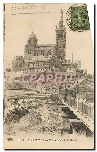 Cartes postales Marseille Notre Dame de la Garde