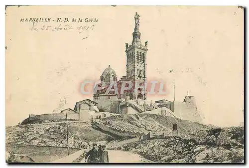 Cartes postales Marseille N D de la Garde