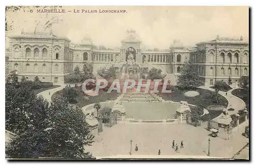 Cartes postales Marseille Le Palais Longchamp