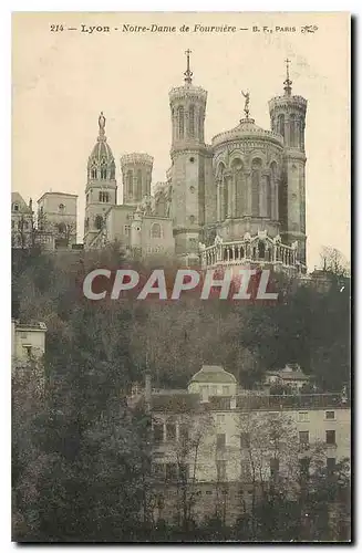 Cartes postales Lyon Notre Damr de Fourviere