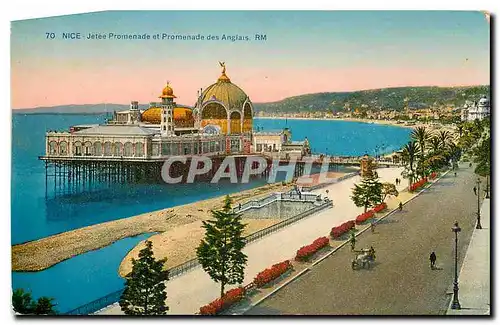 Cartes postales Nice Jetee Promenade et Promenade des Anglais