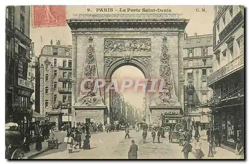 Cartes postales Paris La Porte Saint Denis