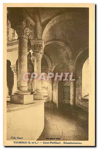 Cartes postales Tournus S et L Saint Philibert Deambulatoire