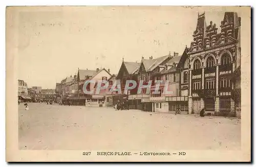 Ansichtskarte AK Berck Plage L'Entonnoir