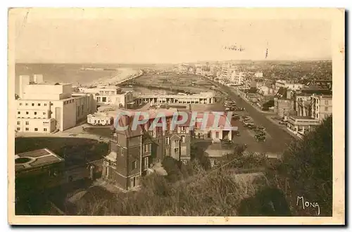 Cartes postales Les Petits Tableaux de Normandie Dieppe le Casino la plage et les boulevards de Verdun et Mariti