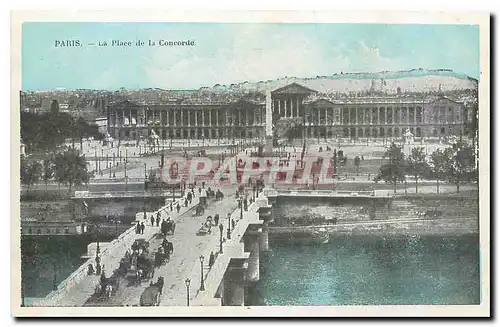 Cartes postales Paris La Place de la Concorde