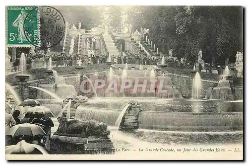 Ansichtskarte AK Le Parc La Grande Cascade un Jour des Grandes Eaux