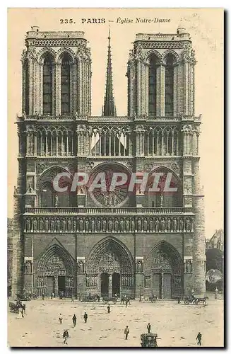 Cartes postales Paris Eglise Notre Dame